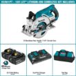 Makita XSR01PT 18V X2 LXT 5.0Ah Lithium-Ion (36V) Brushless Cordless Rear Handle 7-1/4 in. Circular Saw Kit