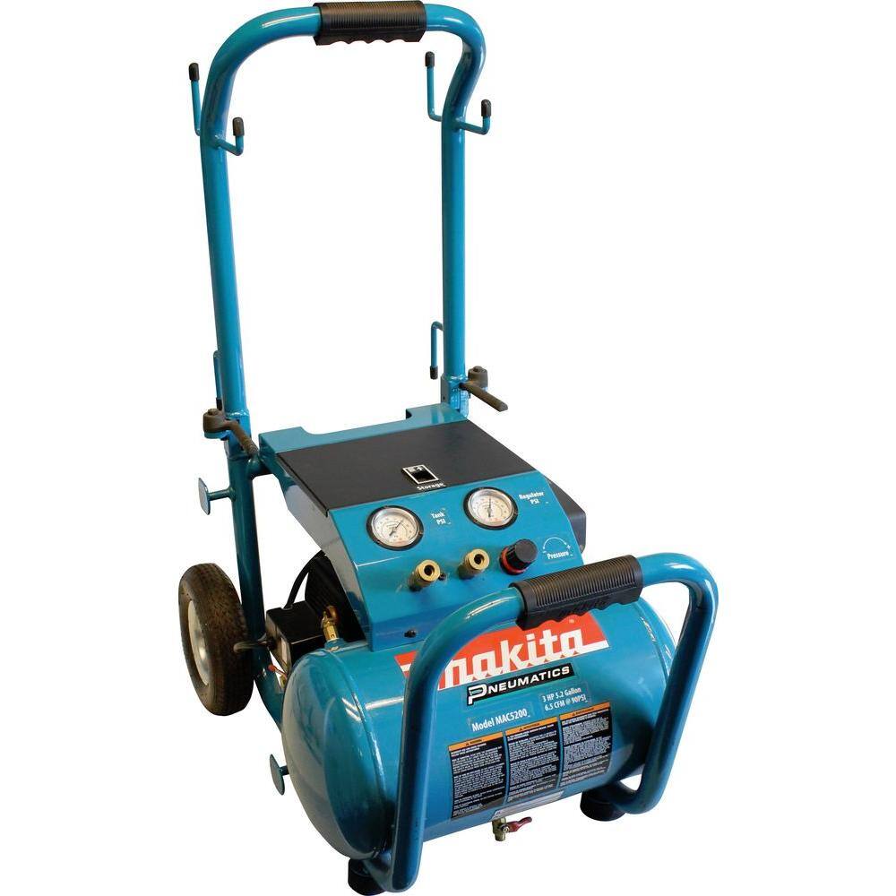 Makita MAC5200 5.2 Gal. 3.0 HP Electric Single Tank Air Compressor Makita MAC5200 5.2 Gal. 3.0 HP Electric Single Tank Air Compressor