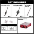 Milwaukee 49-56-9295-49-22-5606 BIG HAWG Carbide Hole Saw and Bi-Metal General Purpose Hole Saw Set with PACKOUT Cases (19-Piece)