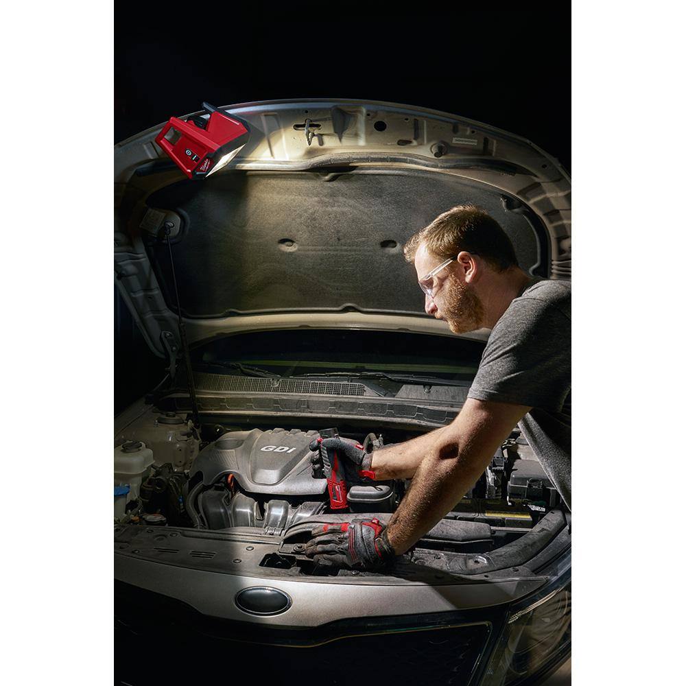 Milwaukee 2550-22-2364-20 M12 12-Volt Lithium-Ion Cordless Rivet Tool Kit with (2) 1.5Ah Batteries, Charger and 1000 Lumens M12 Flood Light Milwaukee 2550-22-2364-20 M12 12-Volt Lithium-Ion Cordless Rivet Tool Kit with (2) 1.5Ah Batteries, Charger and 1000 Lumens M12 Flood Light - Image 5
