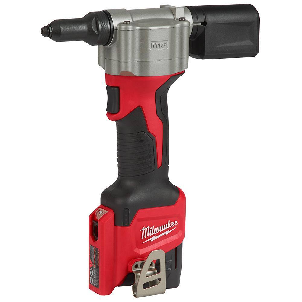 Milwaukee 2550-22-2364-20 M12 12-Volt Lithium-Ion Cordless Rivet Tool Kit with (2) 1.5Ah Batteries, Charger and 1000 Lumens M12 Flood Light Milwaukee 2550-22-2364-20 M12 12-Volt Lithium-Ion Cordless Rivet Tool Kit with (2) 1.5Ah Batteries, Charger and 1000 Lumens M12 Flood Light - Image 9