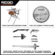 RIDGID 1004372759 15 Amp 10 in. Portable Jobsite Table Saw with Folding Stand