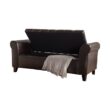 Axtell Vegan Leather Storage Ottoman