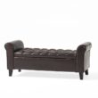 Axtell Vegan Leather Storage Ottoman