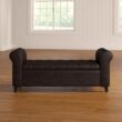 Axtell Vegan Leather Storage Ottoman
