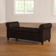 Axtell Vegan Leather Storage Ottoman