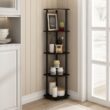 Delrosario 11.6'' W Plastic Corner Bookcase