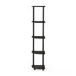 Delrosario 11.6'' W Plastic Corner Bookcase