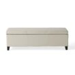 Denali Vegan Leather Storage Ottoman