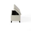 Denali Vegan Leather Storage Ottoman