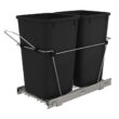 Double Sliding Pull-Out Waste Bin Containers
