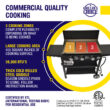 Grillers Choice 3 - Burner Flat Top Liquid Propane 36000 BTU Gas Grill Grillers Choice 3 - Burner Flat Top Liquid Propane 36000 BTU Gas Grill
