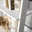 Ebern Designs Haralda 55'' H x 24.1'' W Ladder Bookcase - True White