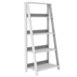 Ebern Designs Haralda 55'' H x 24.1'' W Ladder Bookcase - True White