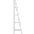 Ebern Designs Haralda 55'' H x 24.1'' W Ladder Bookcase - True White