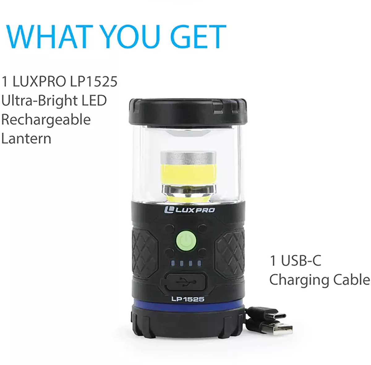 LuxPro Waterproof 527 Lumen Lantern LuxPro Waterproof 527 Lumen Lantern - Image 3