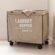 Lanham Army Laundry Hamper on Wheel