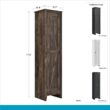 Quast 18.2'' Wide 4 - Shelf Storage Cabinet
