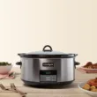 Crockpot™ 8-qt. Black Stainless Digital Slow Cooker