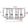 Apex TBBC-4 4-Bike Pickup Truck Bed Bicycle Rack