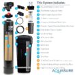 AQUASURE AS-HS48FMP Harmony 48,000 Grain Fine Mesh Water Softener with Pleated Sediment Pre-Filter
