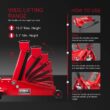 Big Red ATZ729912R 3-Ton Floor Jack with Dual Piston Speedy Lift Big Red ATZ729912R 3-Ton Floor Jack with Dual Piston Speedy Lift