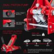 Big Red ATZ729912R 3-Ton Floor Jack with Dual Piston Speedy Lift Big Red ATZ729912R 3-Ton Floor Jack with Dual Piston Speedy Lift