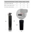 AQUASURE 1005411925 Whole House Filtration with 48,000 Grain Fine Mesh Water Softener