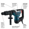 Bosch RH540M 12 Amp 1-9/16 in. Corded Variable Speed SDS-Max Combination Concrete/Masonry Rotary Hammer Drill
