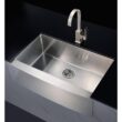 ANZZI ELYSIAN Series Farmhouse Stainless Steel 36 in. 0-Hole Single Bowl Kitchen Sink