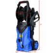 Costway 2030 PSI 1.7 GPM 1800-Watt Electric Pressure Washer Cleaner with Hose Reel in Blue