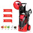 Costway EP24646RE 2030 PSI 2 GPM Hot/Cold Water Electric High Pressure Washer with Patio Cleaner and 5 Nozzles