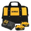 DEWALT DCB2052CKW391B 20V MAX Cordless 6-1/2 in. Circular Saw, (2) 20V MAX XR Premium Lithium-Ion 5.0Ah Batteries, and Charger