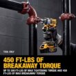 DEWALT DCF923BWCS571E1 Atomic 20V MAX Lithium-Ion Cordless Brushless 4-1/2 in. Circular Saw & Atomic 3/8 in. Impact Wrench with 1.7Ah Battery