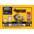 DEWALT DCS573BW606 20V MAX Cordless Brushless 7-1/4 in. Circular Saw with FLEXVOLT Advantage and (1) FLEXVOLT 6.0Ah Battery