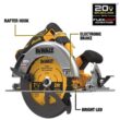 DEWALT DCS573BW606 20V MAX Cordless Brushless 7-1/4 in. Circular Saw with FLEXVOLT Advantage and (1) FLEXVOLT 6.0Ah Battery