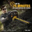 DEWALT DCHT820BWPR320B 20V MAX Cordless Battery Powered Hedge Trimmer & Cordless Pruner (Tools Only)