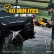 DEWALT DCPW550BWB205CK 20V MAX 550 PSI 1.0 GPM Cold Water Cordless Power Cleaner with (1) 5Ah Battery, Charger & Tool Bag