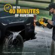 DEWALT DCPW550P1 20V MAX 550 PSI 1.0 GPM Cold Water Cordless Electric Power Cleaner with 4 Nozzles, (1) 5.0 Ah Battery and Charger