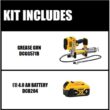 DEWALT DCGG571Bw4b 20V MAX Cordless 10,000 PSI Variable Speed Grease Gun and (1) 20V MAX XR Premium Lithium-Ion 4.0Ah Battery