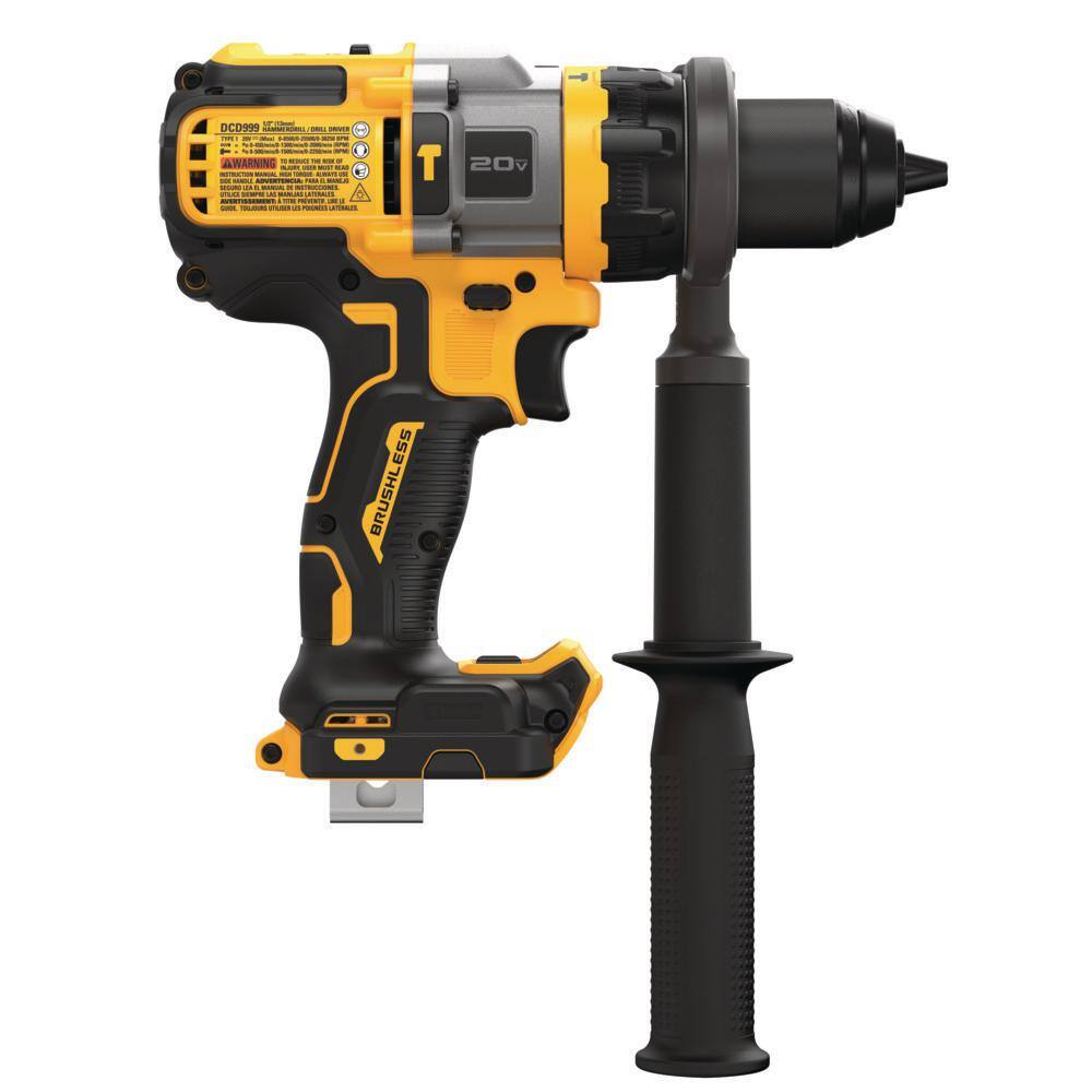 DEWALT DCD999B 20V MAX Brushless Cordless 1/2 in. Hammer Drill/Driver with FLEXVOLT ADVANTAGE (Tool Only) DEWALT DCD999B 20V MAX Brushless Cordless 1/2 in. Hammer Drill/Driver with FLEXVOLT ADVANTAGE (Tool Only) - Image 6