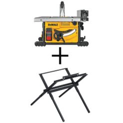 DEWALT  15 Amp Corded 8-1/4 in. Compact Jobsite Table Saw and Compact Table Saw Stand
