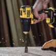 DEWALT DCD708C2WWAMF30 ATOMIC 20V MAX Cordless Brushless Compact 1/2 in. Drill/Driver Kit and MAXFIT Screwdriving Set with Sleeve (30 Piece)