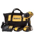 DEWALT DCD708C2WWAMF30 ATOMIC 20V MAX Cordless Brushless Compact 1/2 in. Drill/Driver Kit and MAXFIT Screwdriving Set with Sleeve (30 Piece)