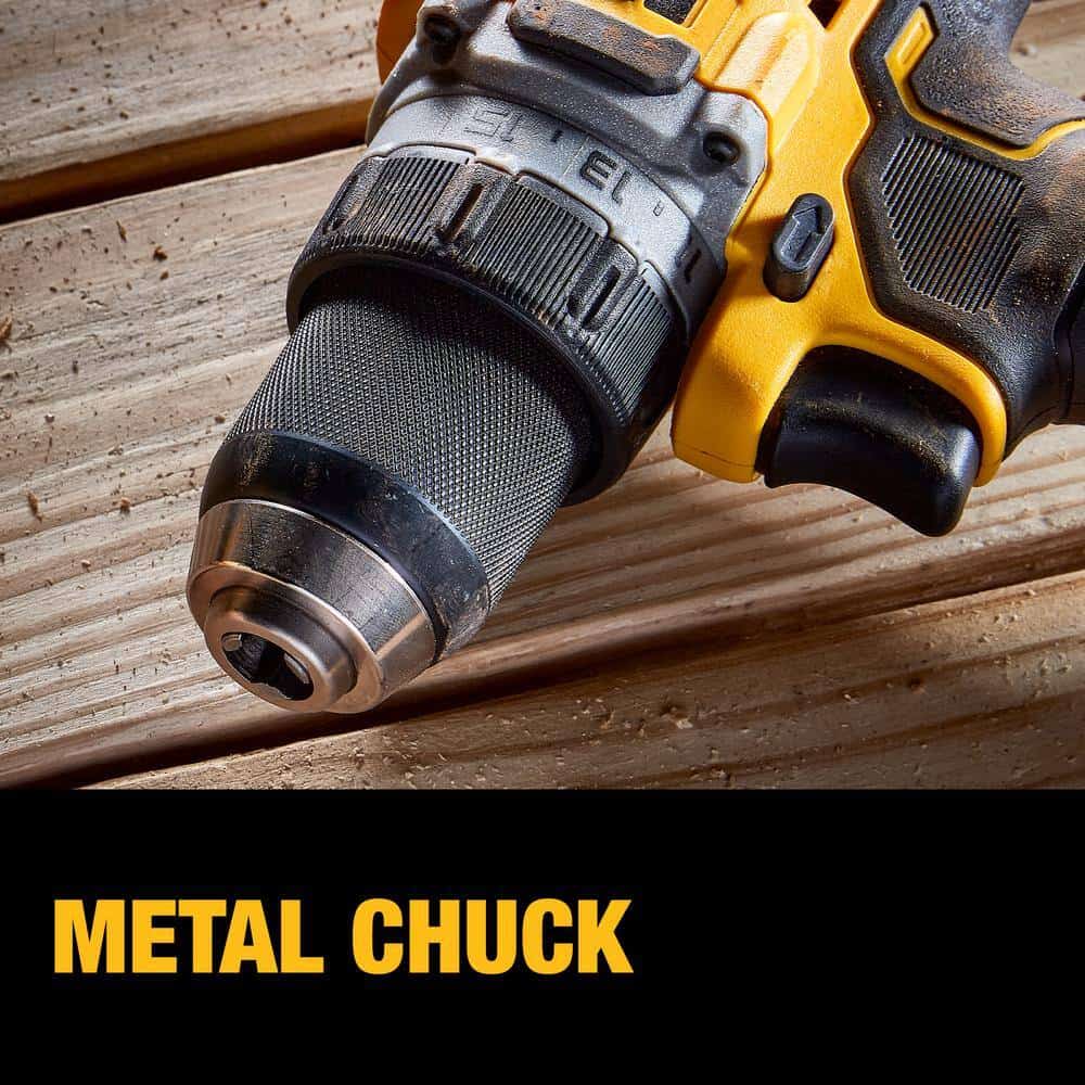 DEWALT DCD800P1WDCS354 20V MAX XR Lithium-Ion Cordless Compact 1/2 in. Drill/Driver Kit with ATOMIC Cordless Brushless Oscillating Multi-Tool DEWALT DCD800P1WDCS354 20V MAX XR Lithium-Ion Cordless Compact 1/2 in. Drill/Driver Kit with ATOMIC Cordless Brushless Oscillating Multi-Tool - Image 12