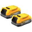 DEWALT DCK254E2 20V MAX Lithium-Ion Brushless Cordless 2 Tool Combo Kit with (2) 1.7Ah Batteries, Charger, and Bag