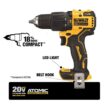 DEWALT DCK279C2WDCS354 ATOMIC 20V MAX Cordless Brushless Hammer Drill/Impact 2 Tool Combo Kit, Oscillating Tool, and (2) 1.3Ah Batteries