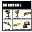 DEWALT DCK489D2WCS334B ATOMIC 20V MAX Lithium-Ion Cordless Brushless 4 Tool Combo Kit and 20V MAX XR Cordless Brushless Jigsaw