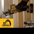 DEWALT DCS369BW240 ATOMIC 20V MAX Cordless Brushless Compact Reciprocating Saw and (1) 20V MAX Compact Lithium-Ion 4.0Ah Battery