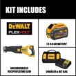 DEWALT DCS389X1 FLEXVOLT 60V MAX Cordless Brushless Reciprocating Saw with (1) FLEXVOLT 9.0Ah Battery